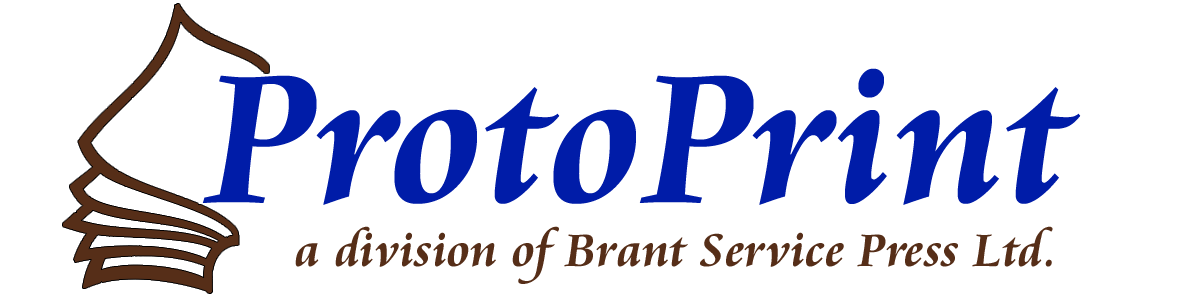ProtoPrint Logo blue brown
